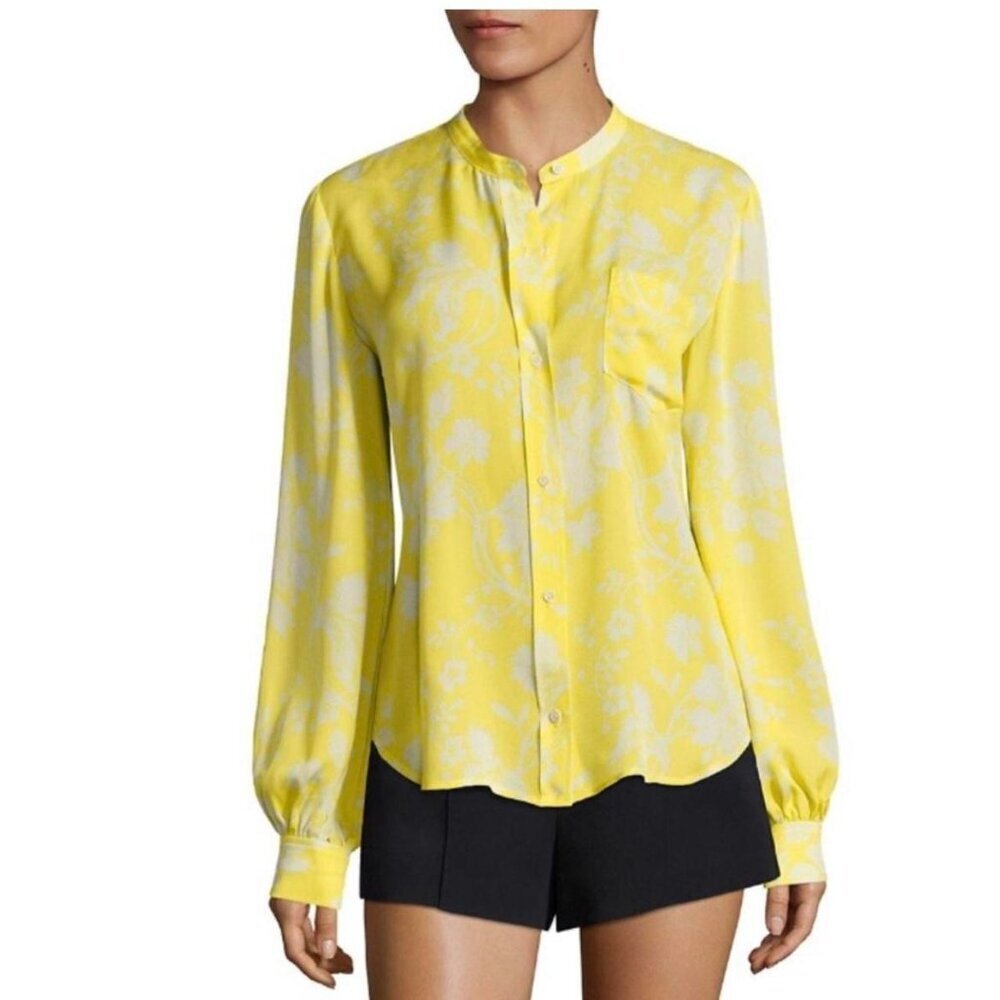 A.L.C. Floral Silk Blouse 2